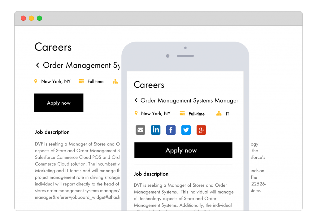 Branded Careers Page